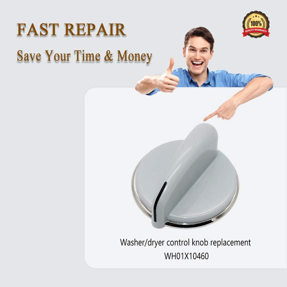 WH01X10462 Dryer Control Knob with Reinforced Meta
