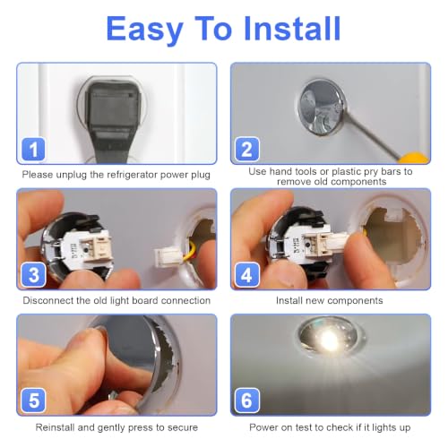 WR55X11132 WR55X25754 for GE Refrigerator LED Light Assembly Replacement