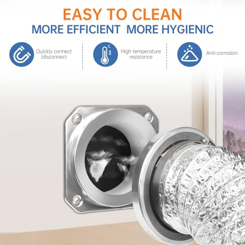 Magnetic Dryer Vent Coupling Connector Kit - DV180