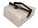 Bon Heavy Duty Block Tongs Adjustable Masonry Lifting Tool with Rubber Grip Pads Stabilizer Plate 8 1/2 in. to 13 in. Block Spacing