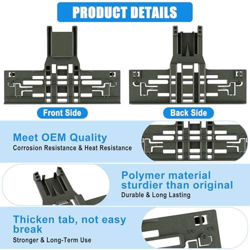 WPW10546503 Dishwasher Upper Rack &W10195372 W1019