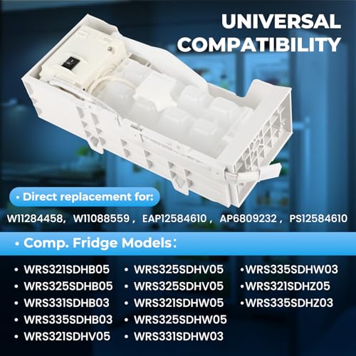 W11284458 W11088559 Refrigerator Ice Maker Replace