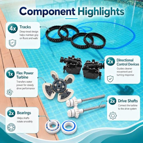 Replacement Tune-Up Kit Fit forZodiac MX6 MX8 MX6EL MX8EL Pool Cleaners