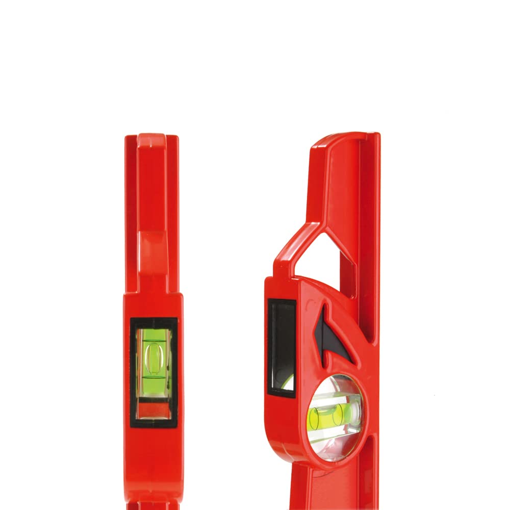 Kapro - 920 Shark Mason’s Level - With Plumb Site - For Masonry, Tilework & Construction - Features Strike Pads & VPA Certified Vials - Cast Aluminum - 32"