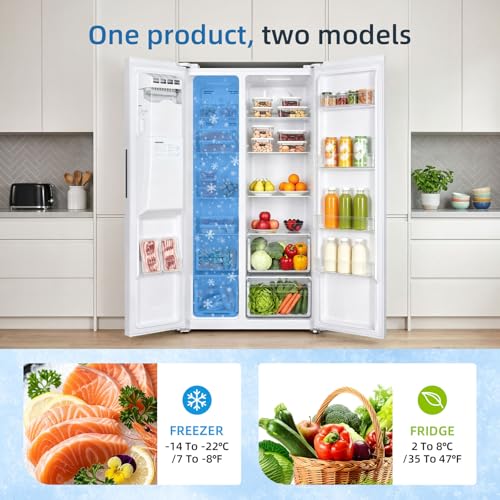 Antarctic Star 18.1 Cu.Ft 2 Door Freezer Refrigera