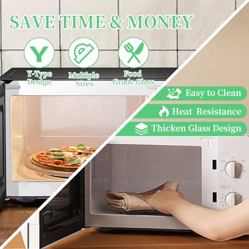 10.5" Universal Microwave Plate Replacement Glass Turntable| Fits LG, GE, Panasonic, Frigidaire, Farberware & More