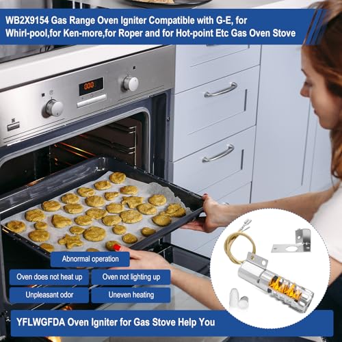 WB2X9154 WB13K10027 Gas Range Oven Igniter for G-E