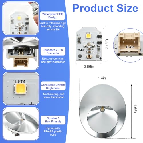 WR55X11132 WR55X25754 for GE Refrigerator LED Light Assembly Replacement