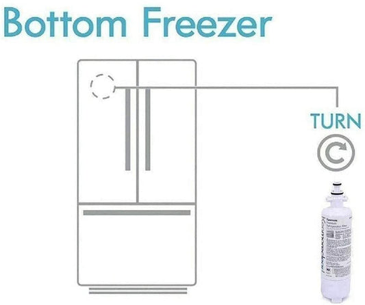 9690 Refrigerator Water Filter,Compatible for kenmore 9690,46-9690,469690 Refrigerator Water Filter white (2-Pack)…