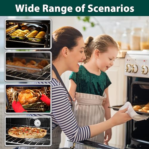 WB48T10095 Oven Racks Replacement Parts for GE Profile Oven Rack 304 Stainless Steel GE Hotpoint Gas Range Stove Rack 23.75’’ x 17.4’’ Spectra XL44 Electric Roaster Double Wire Rack Shelf 2 Pcs