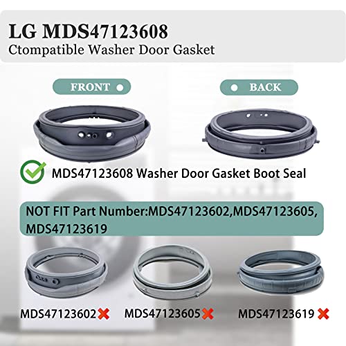 Upgrade MDS47123608 Washer Door Boot Seal,Replacem