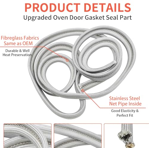 WB4K1 Cosamatcozon Upgraded Oven Door Gasket Seal