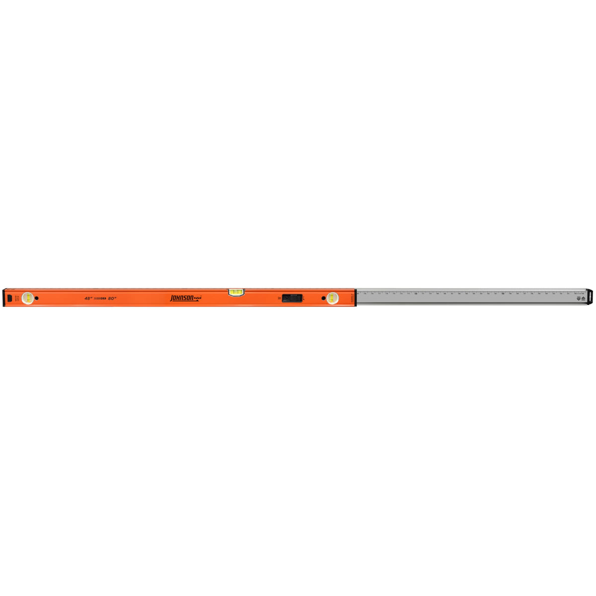 Johnson Level & Tool 5800-4880B 48-80" Extendable Box Beam Level – Telescoping Adjustable Aluminum Level with Locking Extension