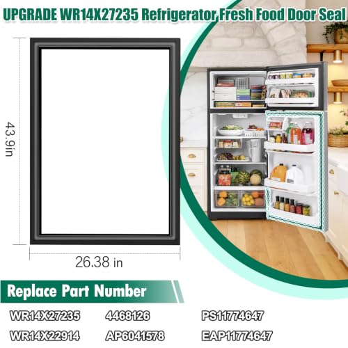 UPGRADED WR14X27235 Refrigerator Door Gasket Repla