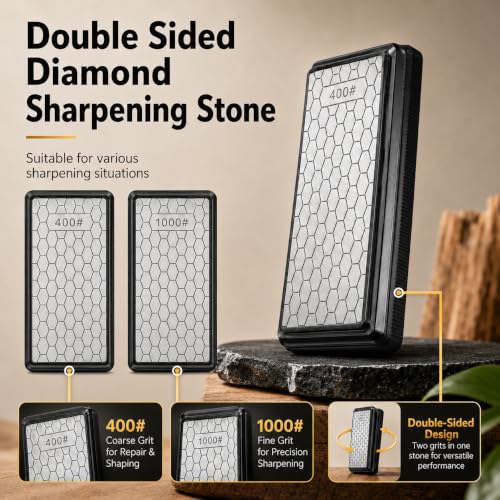 Chisel Sharpening Jig Kit with 2Pcs Sharpening Stone