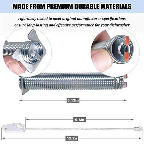 UPGRADED 00754866 Dishwasher Door Spring & Cable K