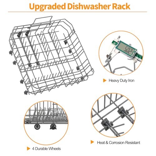Upgraded 00770545 20007749 Dishwasher Lower Rack R