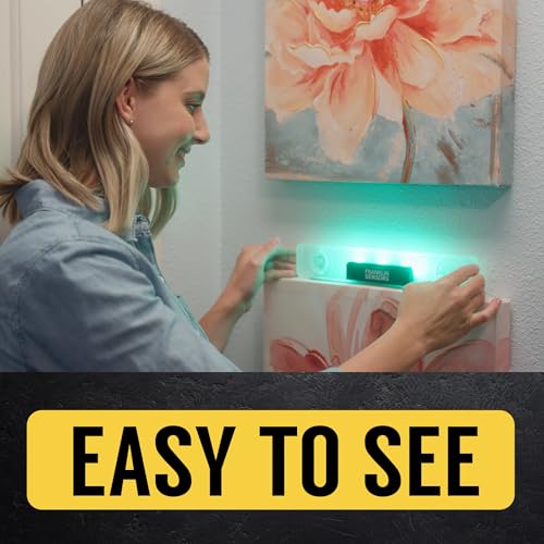 Franklin Sensors Light Level, Turns Green When Level, Magnetic Leveler