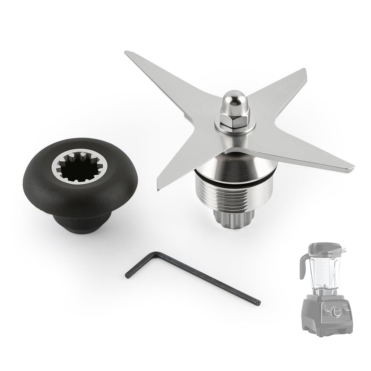 105733 Blade Replacement for Vitamix 64 oz Low Profile Container