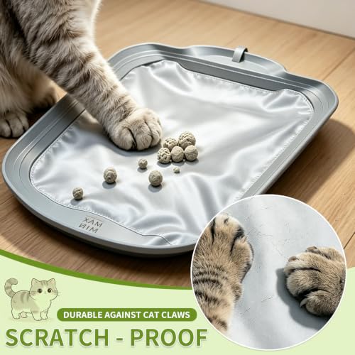Litter Box Liner Compatible With Cumrige, Non-Stick Coated Surface, 1 Pcs