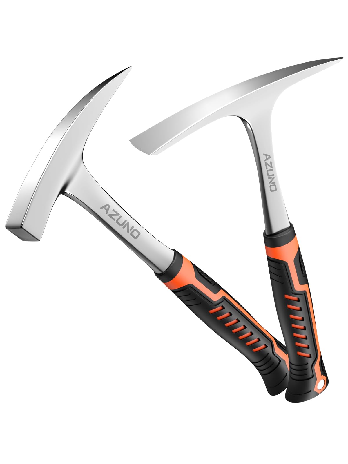 AZUNO 32 OZ Geology Rock Hammer Set, 2 Pack Forged Steel