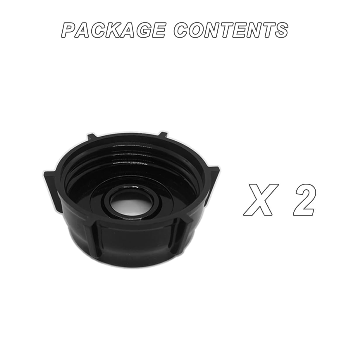 2 Pack of Blender Replacement Parts Jar Base Cap Compatible with Aspas Para Licuadora Oster Osterizer(Does NOT fit Pro, Master, or Versa models)