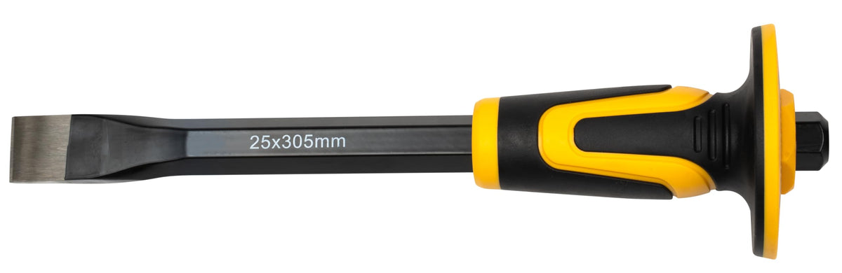 Roughneck ROU31993 Bolster & Chisel Set - 3 Piece Including: Brick Bolster 102x216mm (4x8½in) Electrician’s Bolster76x279mm (3x11in) & x1 Cold Chisel 25x305mm (1x12in)