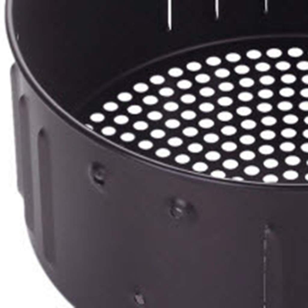 YILIANLIN 2.6L 3.5L Non-stick Air Fryer Basket Baking Drain Oil Frying Accessories Kitchenware Air Fryer Basket Replacement Power Air Fryer Xl, Black