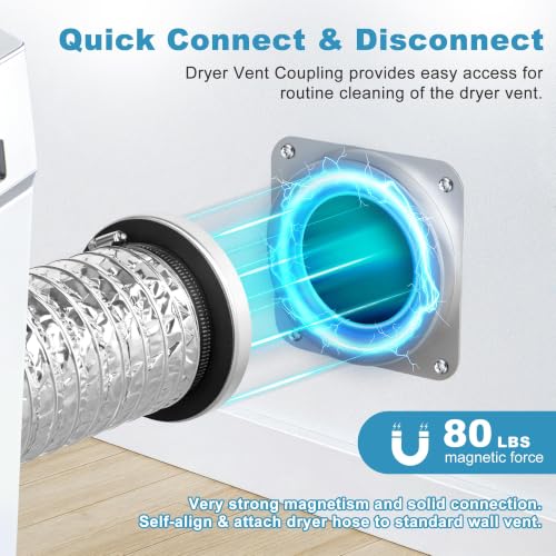 Magnetic Dryer Vent Connector Kit, 4-Inch Quick Co