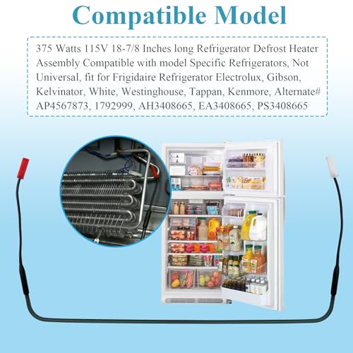 242044020 242044008 Refrigerator Defrost Heater fo
