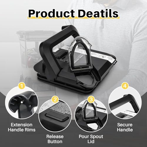 Blender Lid Replacement for Ninja Pitcher,Blender Top Replacement Parts