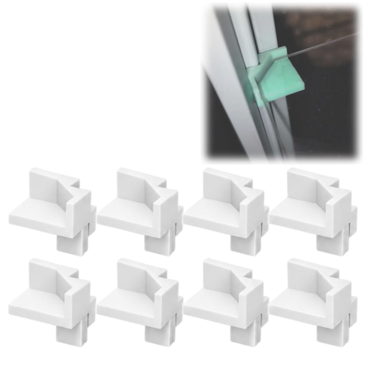 Shelf Support Bracket Compatible with IKEA RUDSTA Cabinet, 8-Pack Black