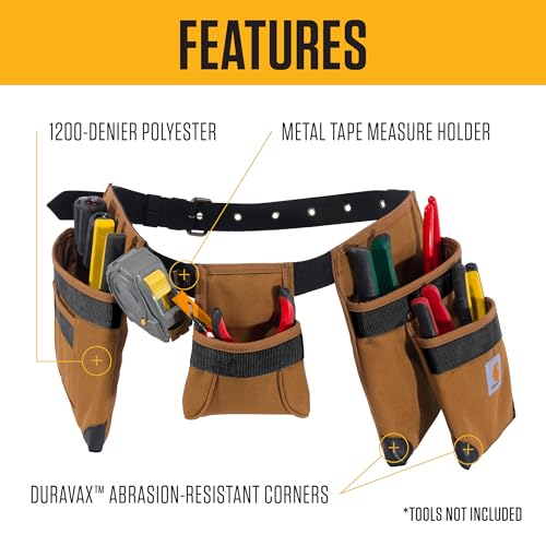 Carhartt 7 Pocket Tool Belt Carhartt Brown