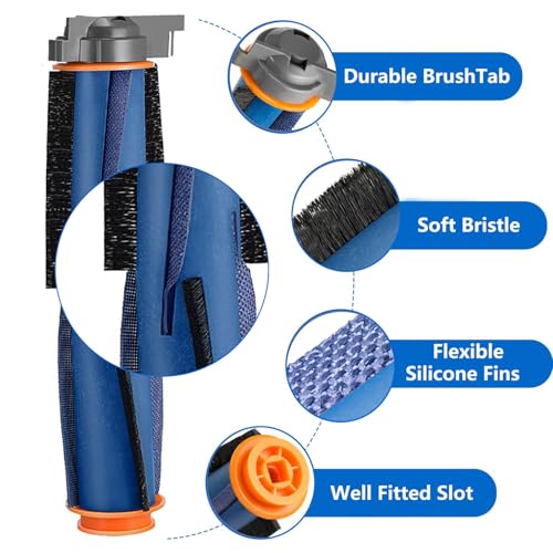 Main Brush Replacement for Shark AI AV2501S & Matrix Robotic Vacuum Parts ﻿