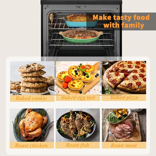 Allstare WB48X20249 Oven Rack Replacement Parts for GE Stove Oven Parts Oven Shelf 304 Stainless Steel 23.7 x 16 Inches Hotpoint General Electric Gas Range Toaster Oven Baking Wire Rack Rack-Flat