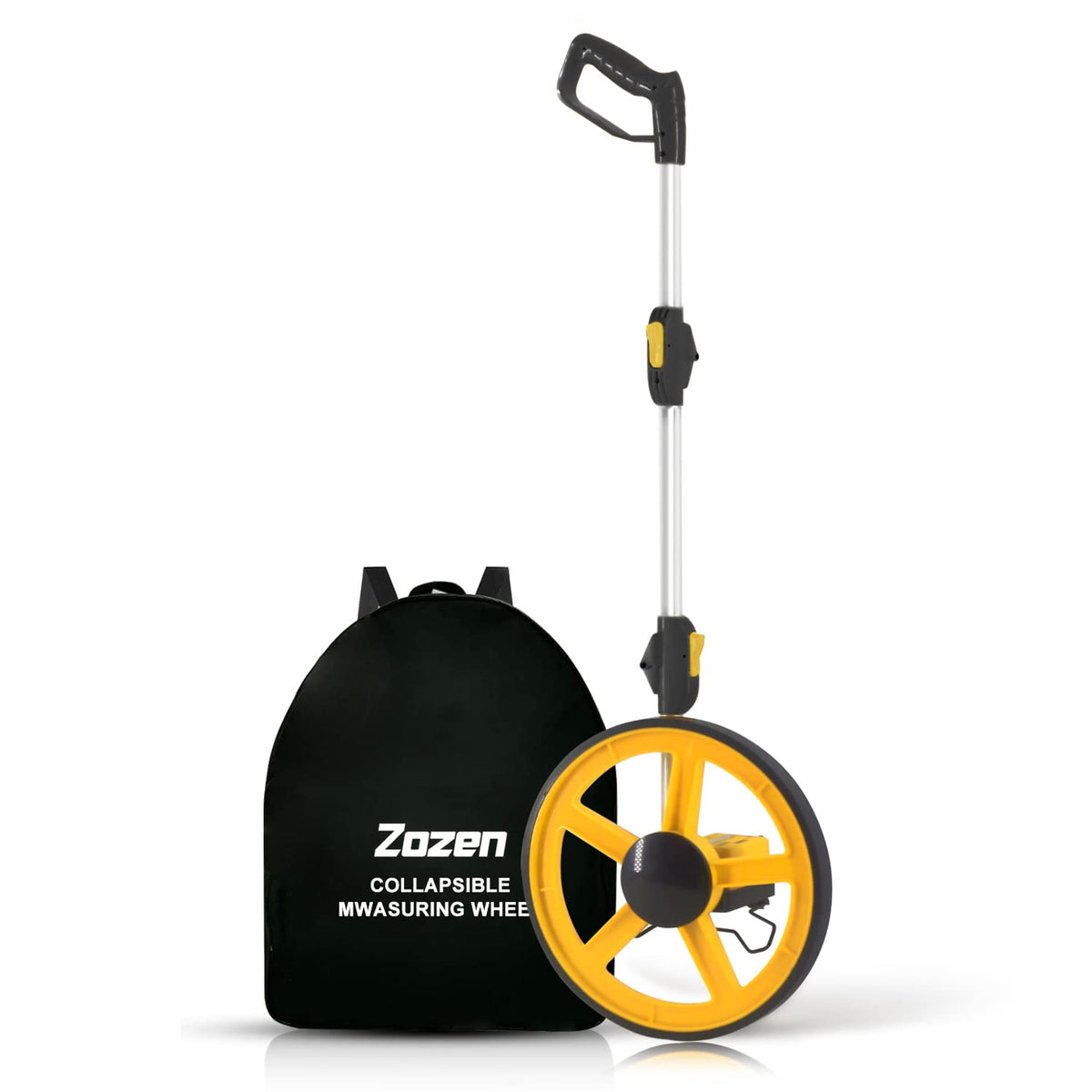 Zozen Distance Measuring Wheel, Imperial, Double Folding Portable Roller