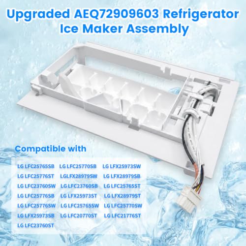 Upgraded AEQ72909603 AEQ72909602 Ice Maker Assembl