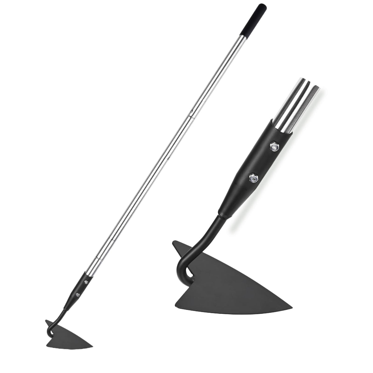 YEELOR Warren Hoe with 57-inch Stainless Steel Long Handle