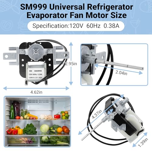 AMI PARTS SM999 Universal Refrigerator Evaporator 