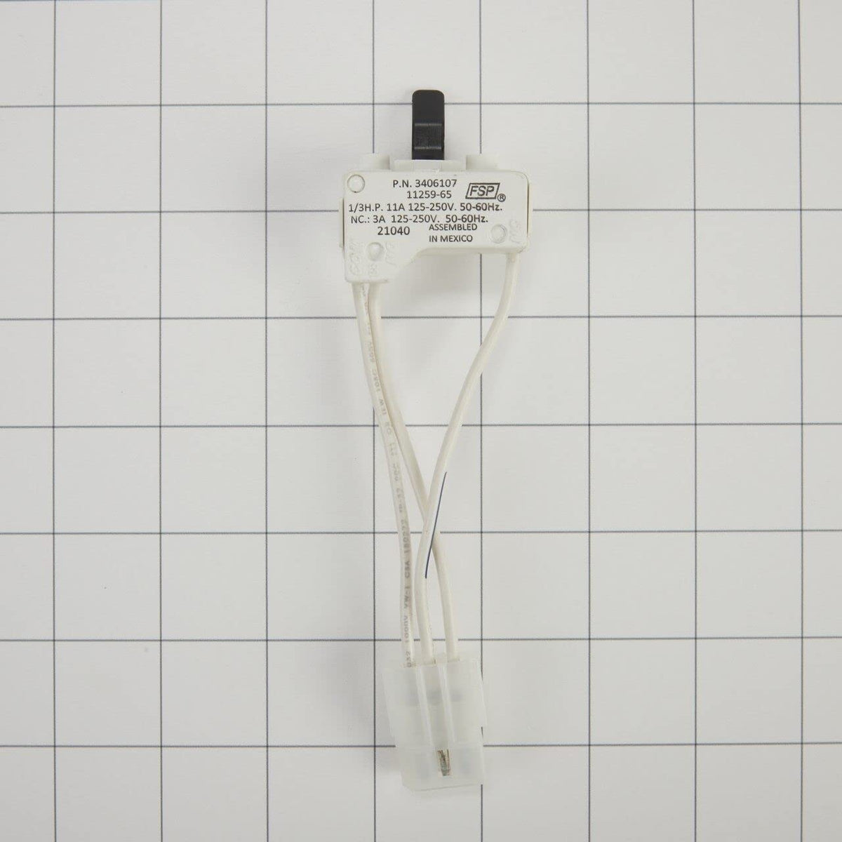 Whirlpool WP3406107 Genuine OEM Dryer Door Switch 
