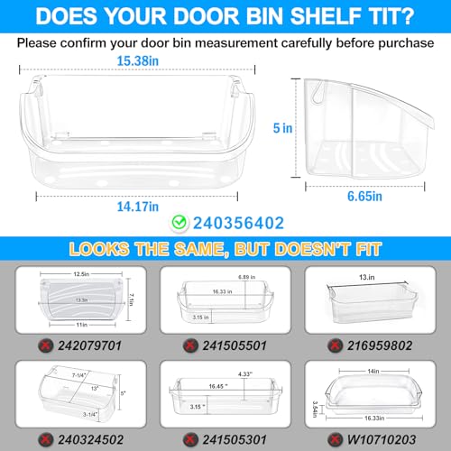 ALVAR 240356402 Refrigerator Door Bin for Frigidai
