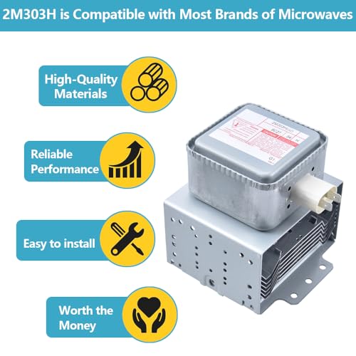 [1080W] 2M303H 2M303H(MG) Microwave Oven Magnetron Replacement