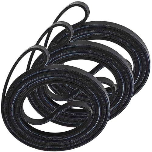 [3 Pack] Seentech 341241 Dryer Drum Belt Compatible with Whirlpool Kenmore