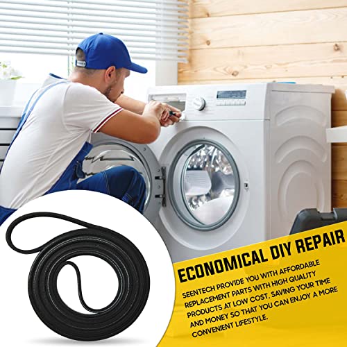 Seentech 341241 Dryer Drum Belt Compatible with Whirlpool Kenmore Roper