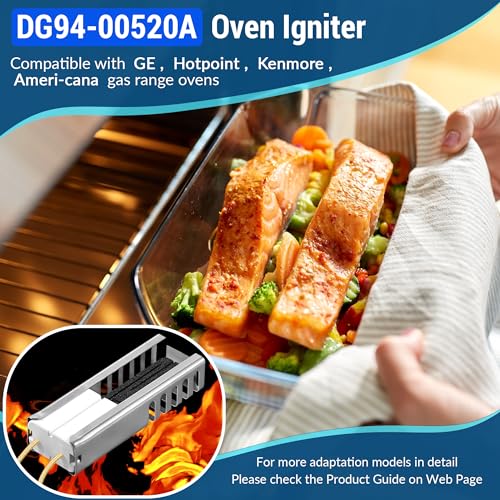 2 Pack Gas Oven Igniter Compatible with DG94-00520