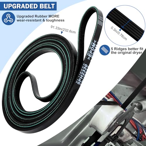 Valchoose Upgraded Maytag Dryer Drum Roller Kit, R