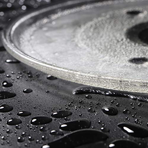 10.5'' Microwave Glass Tray Compatible with Hamilton Beach - The Exact Replacement Part of 252100500497/HB-P90D23/HB-P90D23A/HBP90D23 - Dishwasher Safe