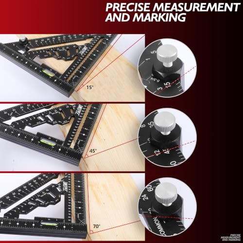 UNIPEC 7.5 inch Rafter Square with Level and Pivot