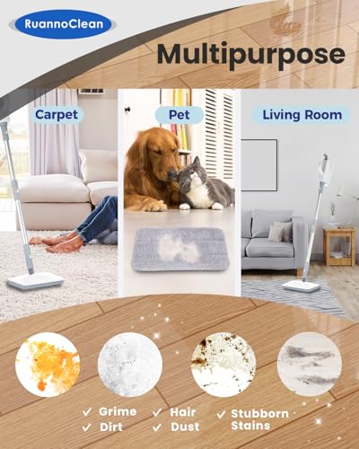 RuannoClean 6 Pack Steam Mop Pads Compatible with FEPPO/FODFINU Steam Mop