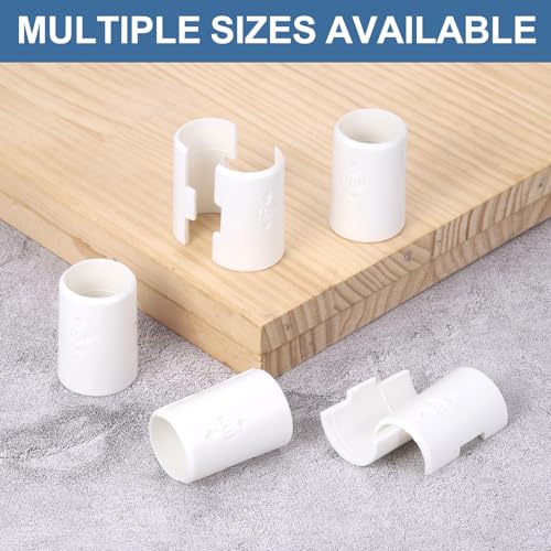 uxcell 48Pcs Wire Shelf Shelf Lock Clips Plastic Wire Rack Lock Clip White